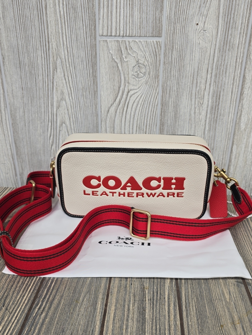 COACH Kia Camera Leatherware Crossbody Bag
